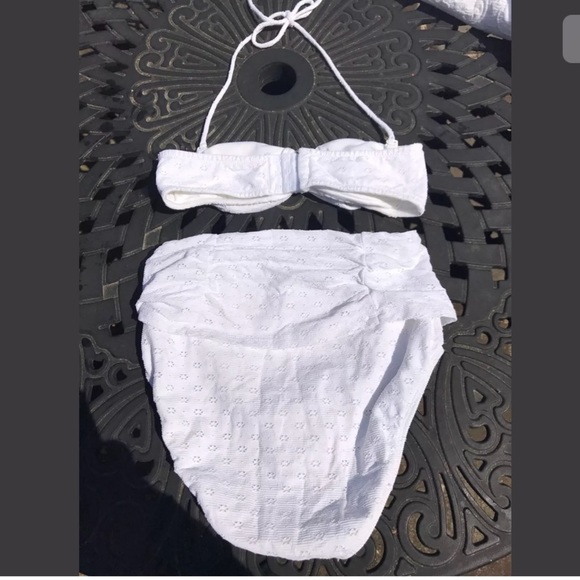 NEW**SHOSHANNA**White high waist Bikini Set**B Cup - Picture 5 of 6